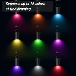 1-10PCS Smart RGBW LED Bulb Spotlight E27 E14 B22 GU10 with Infrared Remote Control Suitable for Colorful Home Lighting