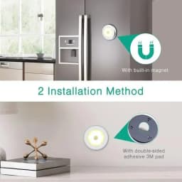 Night Light With PIR Motion Sensor Wireless LED Battery Lamp Protable Magnetic For Bedroom Kitchen Cabinet Lighting