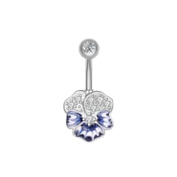 1PCS Butterfly Belly Button Rings Sunflower Navel Piercing Ring Navel Button Piercing Body Belly Piercing Jewelry 316L steel