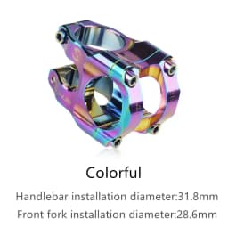 MTB Road Bike Stem CNC Mountain Bicycle Bridge Short Power 31.8mm High Strength Climbing Riser