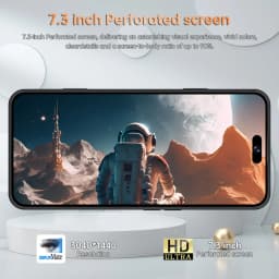 K-Touch M18 Pro Max 7.3Inch Mobile Phones 22G+2TB Cell Phone Android 15 Smartphone 5G Dual SIM 7800mAh Unlocked 16MP+48MP Camera Cellphones