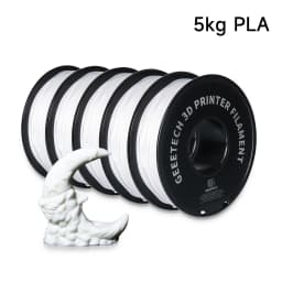 Geeetech 5Kg Standard PLA Filament 1.75mm 3D Printer Plastic Material, Accuracy 0.03mm, Multiple Colour, Fit Most FDM Printer