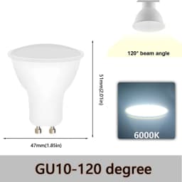 1/2/4/6PCS LED Spot Light GU10 AC220V No flicker Warm white light 3W 5W 6W 7W 8W replaceable 20W 30W50W halogen lamp