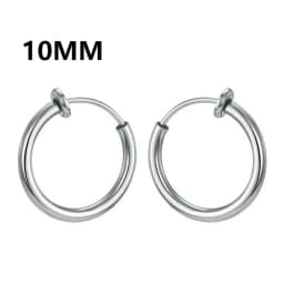Non-pierced Earrings Clip On Retractable Earrings Men Women Ear Clips Classic Hip-hop Hoop Ear Bone Buckle Earrings Accessories