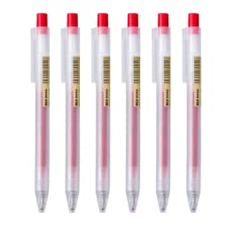 0.5mm Press Gel Pen Blue/Black/Dark Blue/red Ink MUJIs Refills Rod Handle Ballpoint School Office Student Writing Stationery