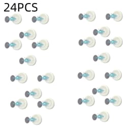 3/6pcs No Drill Magnetic Remote Holder - Wall Mount for TV/AC/DVD Remotes, White Space-Saving Design