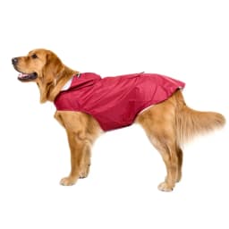 9 Sizes Dog Raincoat Small Medium Large Dogs Waterproof Hooded Jacket Rain Clothes with Reflective Stripe Outdoor Accessories