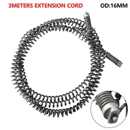 Pipeline Dredging Tool 3/2/1M Spring Electric Drill Connector 16mm Drain Cleaner Home DIY Tools For Pipe Blockage Issues
