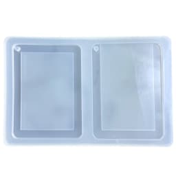 Photo Frame Decoration Silicone Mold Quicksand Mirror Epoxy Mold Resin Casting Pendant Mold Suitable for Diy Crafts