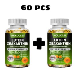Lutein and Zeaxanthin Extract Supplement - Eye Vitamins, Supports Tired, Dry Eyes, Macular-Eye Health & Vision Support