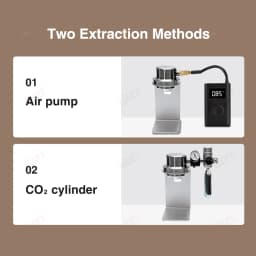 GZZT D001 58mm Manual Pneumatic Coffee Maker Portable Espresso Machine with 1-16 Bar Pressure Gauge for Travel Kits Non-Electric