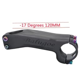BALUGOE Ultralight Carbon Bicycle Handlebar Stem 6/17 Degree 31.8mm 70mm-130mm Power Mountain Road Bicycle Stem Bicycle Parts