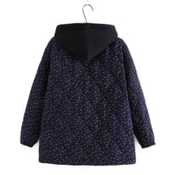 Middle-Aged Women Flower Cotton Padded Jacket 2025 New Women Loose Warm Cotton Coat Large Size Women Winter Thicken Parkas Coat