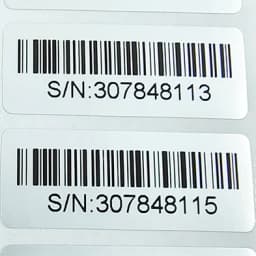 100pcs Serial Number Warranty Seal BAR-CODE Security Label Box Safety Sticker VOID Left Removal Proof Tamper Evident Cover