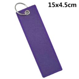 Custom Logo Polyester Keychain Print Name Car Motorcycle Embroider Webbing Key Chain Personalized Ribbon Keyring Men and Women