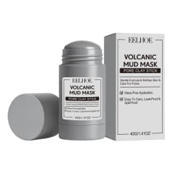 Alaska Volcano & Green Tea Deep Pore Cleansing Mask Stick Blackhead Remover&Oil Control Exfoliating Clay Mask for All Skin Types