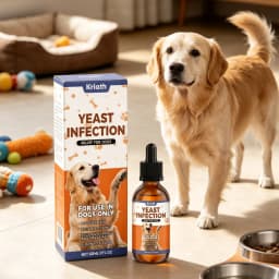 Kriath Dog Supplement Drops Promote Nutrient Absorption Improve Immune Defense Ability Gentle Formula Dog Oral Liquid Supplement