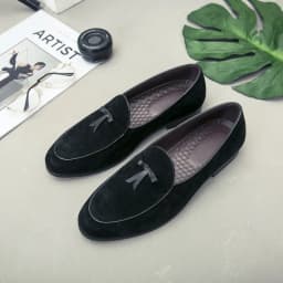 Men's Suede Tassel Loafers Size：38-44 Soft Soled Comfortable Loafers Simple Daily OfficeVersatile Casual Formal Slip on Shoes