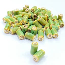 10*5MM Tube Shape Long Cylinder Ceramic Porcelain Spacer Beads For Jewelry Making DIY Column Accessory