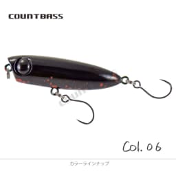 COUNTBASS 45mm 1-3/4" 3.2g 1/8 oz. Floating Popper Bait, Wobbler Topwater Angler's Fishing Lures La Peche Au Leurre Hardbaits