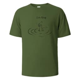 T'm Fine Print T-Shirt 100% Cotton Summer Tees For Men Women Oversize Casual Tops