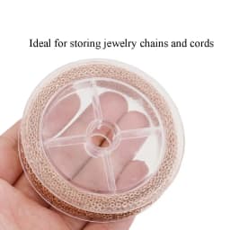 1Pcs White Empty Plastic Spools Bobbin Winding Reels for Jewelry Making Cord Rope DIY Handwork Craft Accessories Wholesale