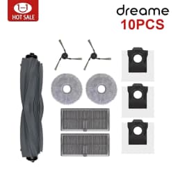 Dreame X40 Ultra X40 Pro S30 Pro Ultra Robot Vacuum Spare Parts Main Side Brushes Mop Cloths HEPA Filters Dust Bags Accessories