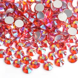 SS16 SS20 SS30 Glitter Rhinestone Crystal AB Non Hot Fix Flat back Rhinestone Apparel for Nail Art Fabric Garment