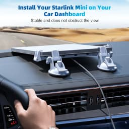 4 Suction Cups and 2 Brackets For Starlink Mini Mount Suction Cup Car Sunroof Suction Mounting Bracket for RVs Boats Glass Roof