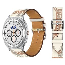 Band for Samsung Galaxy Watch 8/8 Classic/Ultra 2025 47mm 44mm 40mm 46mm Leather Wrist Belt Correa Bracelet Galaxy watch 8 Strap