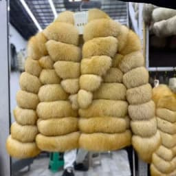 Real Fox Fur Turn-down Colla Coat With Genuine Leather Wholeskin Natural Fox Fur Jacket Outwear Luxury Women Winter New