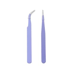 1pcs Anti-Static Excellent Quality Tweezers Bend Long Nose Cross Tweezers For Intersperse Beads Jewerly Tools Sewing Accessories