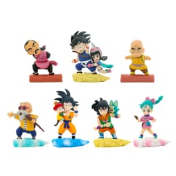 7pcs/Set Anime Dragon Ball Z Action Figures Colorful Cloud Series PVC Model Toys Collection Kawaii Goku Doll Adult Children Gift
