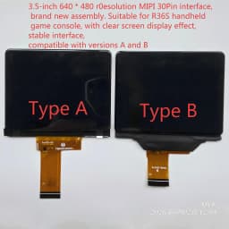 For R35S R36S 3.5-inch Game Console YM035HD006A YM035HD007A Screen Lcd Screen Display Without Cover Plate Replacement Part