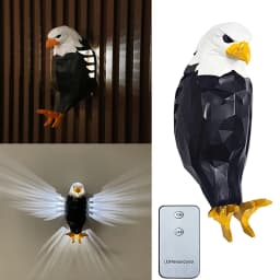 Wall Mount Eagle Night Light Owl Eagle Shape Cool Wall Decor Lamp Decorative Animal Lamp For Bedroom Living Room 〔YY32〕