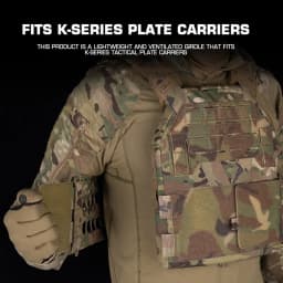 Tactical Plate Carrier Cummerbund MOLLE Belt Camo Style KZ Vest Girdle Adapter Airsoft Hunting Gear Sturdy No Deformation