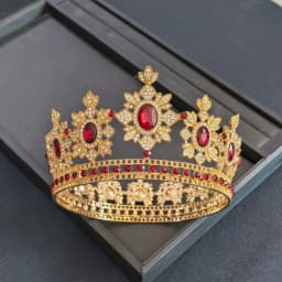 Crystal Queen Bridal Crown For Women Luxury Full Circle Wedding Tiara Pageant Prom Headpiece Wedding Bride Hair Accessories
