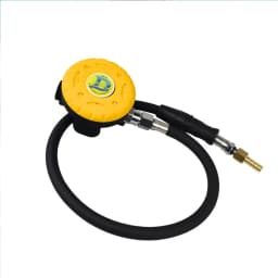 DEDEPU Aluminum Scuba Diving Regulator Second Stage | Octopus Backup Valve with Mouthpiece | Professional Diving Equipment