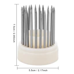 23pcs Beading Grain Tools Graver Beader with Wood Handle for Goldsmith Diamond Stone Beards Setting Tool Jeweler Jewelry Tools