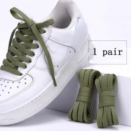 1pair Classic Basics Flat Shoelaces Sneakers Shoelace Canvas Shoes Basketball Shoe Laces Black White Color Shoes Accessories