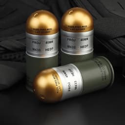 1/2/3 pcs Shell Storage Box M433 HEDP 40mm Cartridge Dummy Grenade Model Collection Toy Mini Storage Case