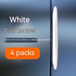 4pcs Invisible Waterproof Car Door Anti-Collision Scratch Strip Rearview Mirror Stickers Edge Transparent Handle Protector