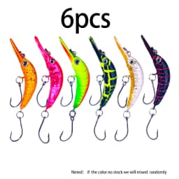 HENGJIA Rice Worm Shaper Trout Minnow Wobbler Fishing Lure 5.2cm 2.6g Crank Artificial Hard Bait Trout Pike Bass Fishing