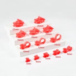 1Pair Thin Style Silicone Flexible Double Flared Flesh Ear Tunnel Plugs Gauge Expander Stretchers Piercing Jewelry 3-25mm
