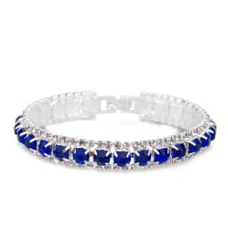 New Arrival 925 Sterling Silver Silve Women Classic Jewelry Holiday Gift Clear Red Cubic Zircon Bracelet& Bangle Wholesale