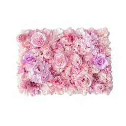 Pink Silk Rose Flower Wall Artificial Flower For Wedding Decoration BabyShow Party Birthday Gift Home Backdrop Decor