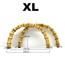 Bamboo Handles Purse Handles Handbag Handle for Bag Making Purse Handle Replacement U Shape a Pair per lot 12.5cm wholesale