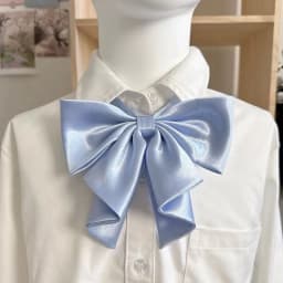 Preppy Chic Solid Color JK Uniform Bowties Women Red Butterfly Oversized Swallowtail Bowknot College Girls Collar Fashion Cravat