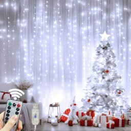 Home Decoration Garland Lights LED USB Curtain String Lights 8 Modes Fairy Christmas with Remote Control for Bedroom Wedding