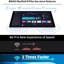 Bmax I9 Plus 10.1-Inch Tablet (4+20)Gb Ram 128Gb Rom Rockchip Rk3562 Android 15 Wifi 6 Bluetooth 5.4 6000Mah Type-C